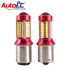 AutoEC 1156 1157 ba15s bay15d w21w w21/5w 78 SMD 4014 LED Car Front Rear Turn Signal Lights brake Reverse Lights bulb 50x #LF71 2024 - buy cheap