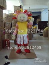 Hot selling Foam Adult cute Lovely Sunflower Circus Clown Mascot Costumes Halloween Costume Fancy Dress Suit 2024 - buy cheap