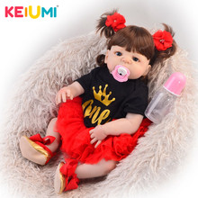 Reborn baby dolls-boneca realista bebê para meninas, corpo de silicone, tamanho 23 cm, reborn, brinquedos para crianças, presentes de aniversário, especial 2024 - compre barato