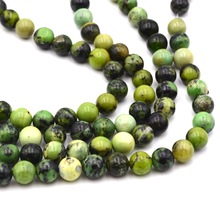 Natural Stone Round 12mm Chrysoprase stone beads full strand 2024 - buy cheap