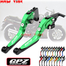 !Logo(GPZ1000RX) For Kawasaki GPZ 1000RX GPZ1000RX 1995-1998 CNC Adjustable Folding Extendable Motorcycle Brake Clutch Levers 2024 - buy cheap