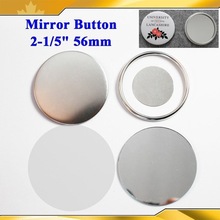 2-1/5" 56mm 100 Sets Mirror Badge Button Supply Materials for NEW Professional Badge Button Maker 2024 - buy cheap