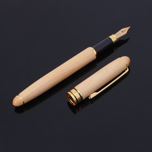 1 PC Bamboo Fountain Pen Fine Nib Smooth Writing Ink Best Present Office Supply W15 2024 - buy cheap