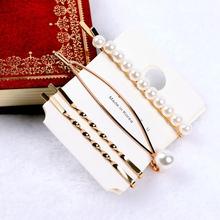 4pcs/3Pcs/Set Pearl Metal Women Hair Clip Bobby Pin Barrette Hairpin Hair Accessories Beauty Styling Tools New Arrival 2024 - buy cheap