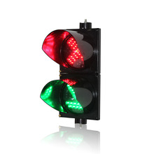 Luz LED de señal de tráfico para aparcamiento, foco de luz de 12V de CC, 200mm, con Cruz Roja y flecha verde, para parada go 2024 - compra barato
