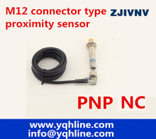 Conector de cilindro M12 tipo PNP, NC, CC, 3 cables, sensor inductivo de proximidad normalmente, distancia de interruptor de proximidad de 4mm 2024 - compra barato