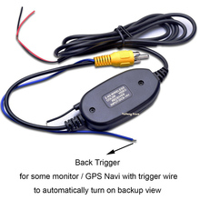 Wireless Video Cable w/ Backup Trigger Wire Tx & Rx for RCA Rear View Camera to DVD, Monitor ,LCD Screen 2024 - buy cheap