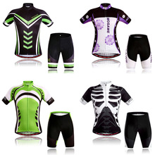 WOSAWE-Conjunto de Ropa de Ciclismo para hombre y mujer, Maillot de manga corta para bicicleta, uniformes de Ciclismo 2024 - compra barato