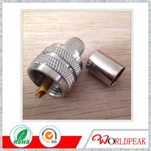 Free shipping  10Pcs UHF male pl259 crimp for rg213 connector 2024 - buy cheap