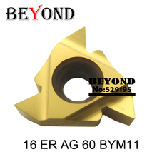 16 ER AG 60 BYM11, Iso Metric Full Profile Carbide Threading Inserts Tungsten Carbide Threading Tool Threading Inserts 16ER AG60 2024 - buy cheap