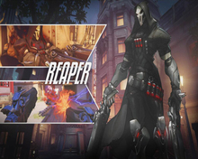 Decorative wallpaper Overwatch Reaper background wall painting 2024 - buy cheap