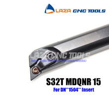 Soporte de torneado interno de barra de perforación S32T MDQNR 15 MDQNL 15, herramienta de corte CNC de ángulo 107,5, barra de perforación Indexable para DNMG15 2024 - compra barato