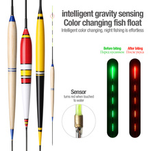 Умный светодиодный рыбацкий поплавок DONQL, автоматически напоминающий Ночной светильник, светящийся поплавок, Электрический рыболовный Буй с батареей 2024 - купить недорого