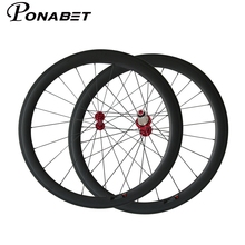 Ponabet-conjunto de rodas de bicicleta super leve, frete grátis, 1280g, 23mm de largura, 50mm, tubular de carbono 2024 - compre barato