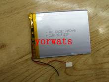 New Hot A Rechargeable Li-ion Cell  3.7V polymer lithium battery 306382 036382 2150mah e-book digital MP5 navigator 2024 - buy cheap