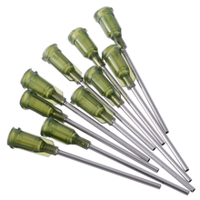 10pcs/lot Dispensing Syringe Needles Tips 1.5" 14 Gauge Stainless Steel Syringe Needle Tips for Liquid Dispenser Syringe 2024 - buy cheap