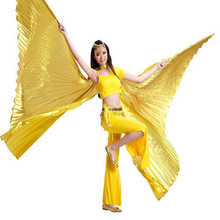 2017 High Quality Egyptian Opening Isis Belly Dance Wings Dance Accessories Wing Sale Without Stick Brand New 8 Colors available 2024 - buy cheap
