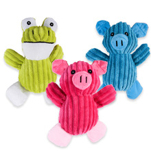 Popular Fleece Squeak Noise Pet Toys Funny Chew Sound Toy For Dog Cat Poodle Lovely Cartoon Pig Frog Plush Sound Dog Molars Toy 2024 - buy cheap