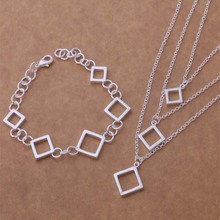 wholesale High quality silver plated Fashion jewelry necklace Bracelet   WT-181 2024 - buy cheap