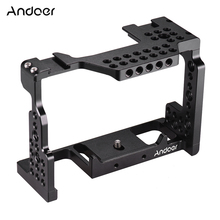 Andoer-jaula de aleación de aluminio para cámara, estabilizador de tornillo de película de vídeo de 1/4 pulgadas para Sony A7II/A7III/A7SII/A7M3/A7RII/A7RIII 2024 - compra barato