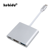 USB 3.0 HDMI-compatible to Type C 4K USB 3.0 USB-C HUB Adapter Type-C Extender HD 4K Male to Female for Macbook Air Converter 2024 - buy cheap