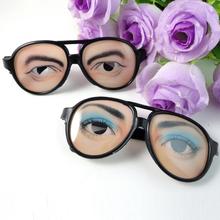 Joke Funny Fake Eyes Disguise Glasses for Masquerade Halloween Costume Party 2024 - buy cheap