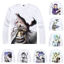 Anime Shirt The Heroic Legend of Arslan T-Shirts Multi-style Long Sleeve Arslan Senki DARYUN NARCASSE Cosplay Motivs Shirts 2024 - buy cheap