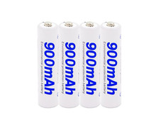 4Pcs /Lot Low self-discharge Durable AA Battery Actual capacity 1.2V 900mAh Ni-MH Rechargeable Batteries 1.2 Volt 0.9A Baterias 2024 - buy cheap