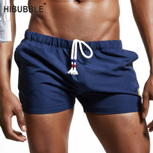 HIBUBBLE-bañador de surf para hombre, ropa de playa Sexy, bañadores, pantalones cortos de tabla, calzoncillos de verano, 2018 2024 - compra barato