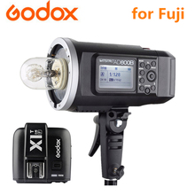 Godox ad600b hss ttl bowens montar 2.4g x sistema 8700mah li-bateria ao ar livre flash + X1T-F transmissor para fujifilm fuji câmera 2024 - compre barato