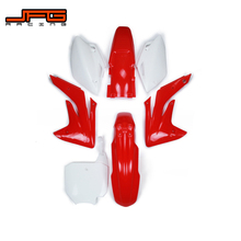 Комплект красных пластиковых фар для крыльев для HONDA CRF 150R CRF150R 2007-2013 велосипеда для питбайка, мотоцикла 2024 - купить недорого