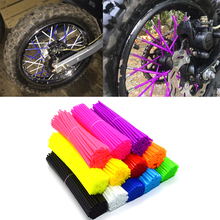 72Pcs/Lot Universal Motorcycle dirt bike enduro wheel spoke spoke skins Cover Wheel Rim Spoke Wraps Motorcycle Protector 2024 - buy cheap