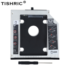 Алюминиевый корпус TISHRIC Optibay 12,7 мм SATA 3,0 2nd 2,5 HDD SSD Caddy для Lenovo ThinkPad T510 T520 T530 T420 T430 корпус жесткого диска 2024 - купить недорого