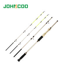 Johncoo Sea Travel Fishing Rod for Big Game Max Power 15kg 3sections H XH 2 Tips 2.1m Pole Spinning Fishing Rod Fishing Tackle 2024 - buy cheap