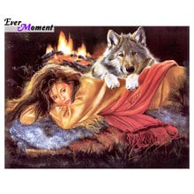 Wolf dangirl bordado diy pintura de diamante ponto cruz quadrado bordado para casa natal decoração asf303 2024 - compre barato