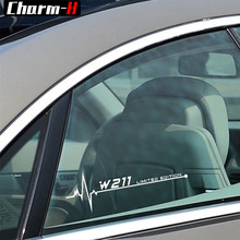 Calcomanía reflectante de estilo de coche para ventana, accesorios para Mercedes Benz W211, W210, W205, W203, W204, W220, W124, W212, W213, W126, W169 2024 - compra barato