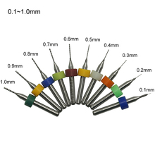 10pcs PCB Drill Tool Kit 0.1mm-2.0mm Drilling Bits Tungsten Carbide Metal Milling Cutter CNC Engraving Tools 2024 - buy cheap