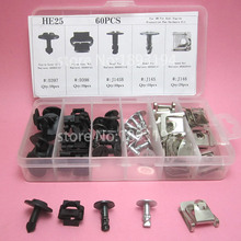 60pcs Engine Protection Pan Hardware Kit Pin Clip Nut For A4 A6 For Passat Replaces 4A0805121,4A0805163,8D0805121B, 8D0805121 2024 - buy cheap