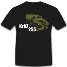 Mens T Shirts Fashion 2019 Rude Top Tee Round Neck Kraz 255 Truck Russia 6X6 Soviet Union Soviet Truck Unique T Shirts 2024 - buy cheap