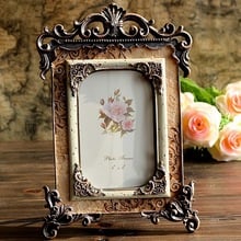 Palácio Resina Estéreo Frame Foto Decoração Da Casa Quadro Da Foto Do Vintage noble Chic 6 Polegada 16*26 cm 2024 - compre barato