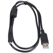 Cable de datos USB Cable DE TRANSFERENCIA DE DATOS para cámara Nikon, Olympus, Pentax, Sony, Panasonic y Sanyo, 1M, 8 pines, Línea alámbrica 2024 - compra barato