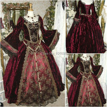 Vestido Gótico/Civil War de Los años 1860, traje de baile de Bella del Sur, vestidos de Halloween, R-012 a medida 2024 - compra barato