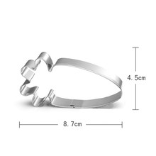 1pcs 3D Stainless Steel Carrot Shape Cookie Cutter Fondant Cake Decorating Tools for Biscuit Kitchen Accessories 2024 - buy cheap