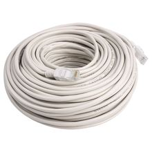 RJ45 Ethernet Cat5 Network Cable LAN Patch Lead 20m Gray White 2024 - buy cheap