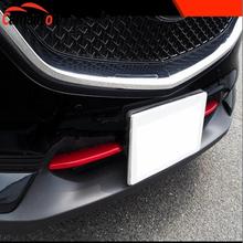 For Car Accessories Mazda Cx-8 Cx8 2017 2018 Abs Chrome Front Head Grill Grille Cover Trims Strip Guard Car Styling Sticker 2pcs 2024 - buy cheap