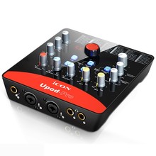 ICON upod pro USB external sound card 2 mic-In/1 guitar-In, 2-Out USB recording Interface DSP parameter adjustment knobs 2024 - buy cheap