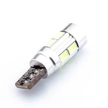 1x Авто светодио дный Canbus T10 10 SMD 5630 W5W 192 194 Белый 12 В автомобиля Клин Парковка потолочный плафон ширина лампы маркер свет лампы. 2024 - купить недорого