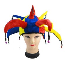 Halloween Masquerade Decoration Carnival Funny Party Costume Cosplay Clown Hat Clown Hat for Adult Child 2024 - buy cheap