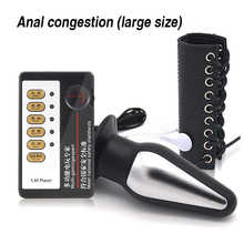 Electric Shock Set Anal Dildo Plug Vibration Penis Sleeve Sex Toys for Men Masturbators Medical Penis Stimulation Dildo Vibrator 2024 - buy cheap