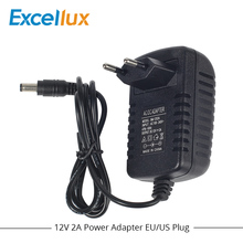 DC12V Power Supply 12Volt 2A EU/US Plug Adapter LED Driver LED  Alimentatore 12v 2a  for LED Strip LED Strip Light AC 100 - 240V 2024 - buy cheap